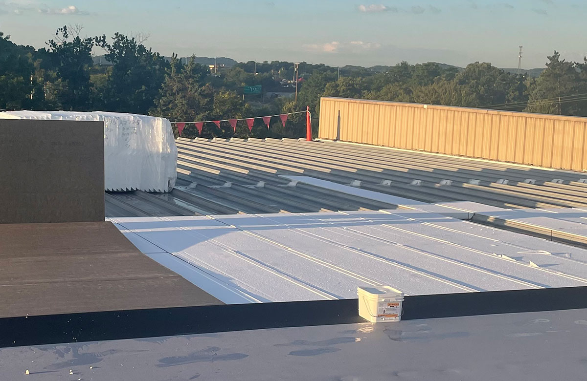 TPO Rhino Brand System retro-fit step 2